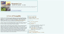 Desktop Screenshot of mtncove.com